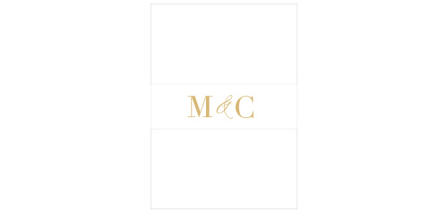 Perfectly Personalized Portrait Wedding Belly Bands