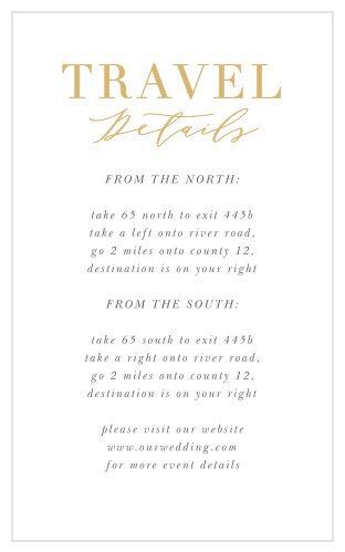 Perfectly Personalized Portrait Direction Cards