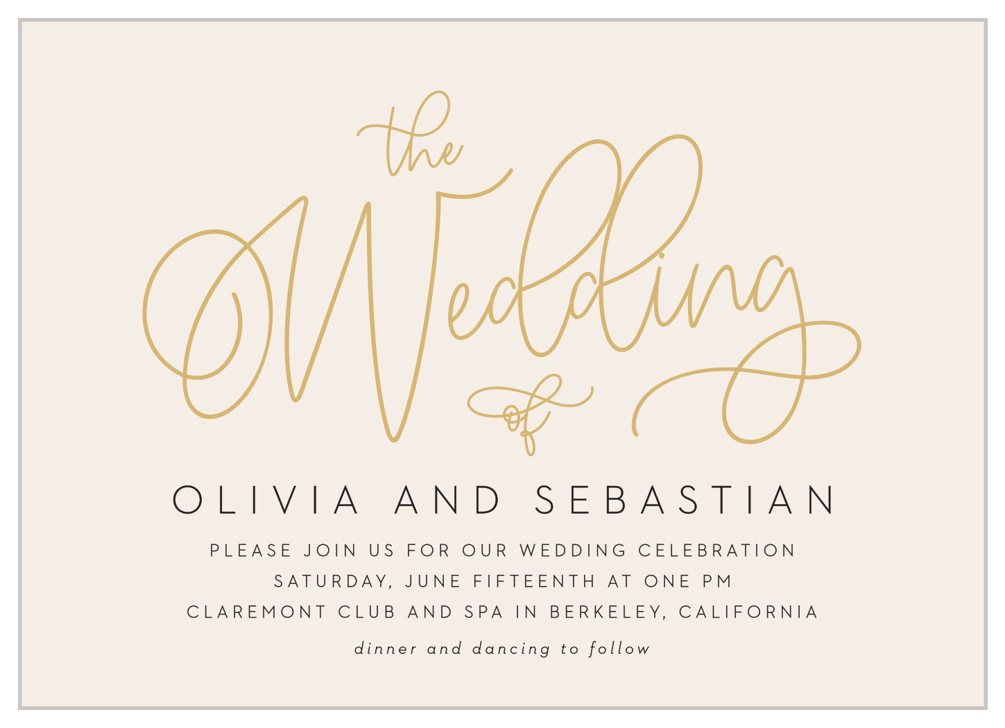 Now & Forever Wedding Invitations