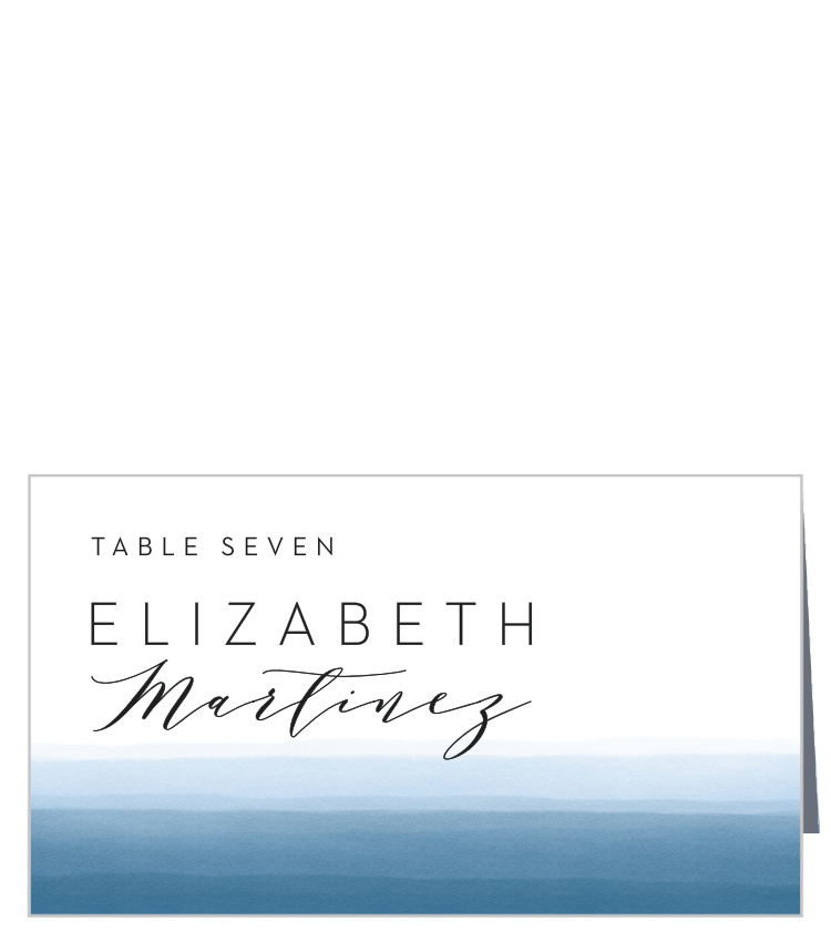 Watercolor Dip Place Cards