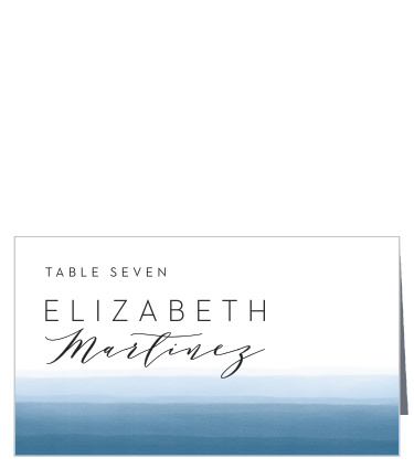 Watercolor Dip Place Cards
