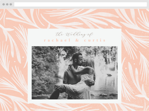 Floral Celebration Wedding Website