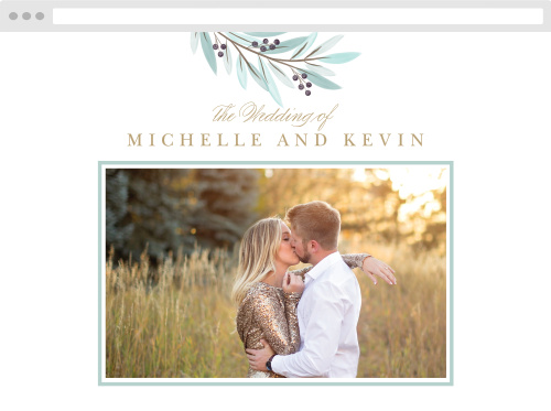 Geometric Union Wedding Website