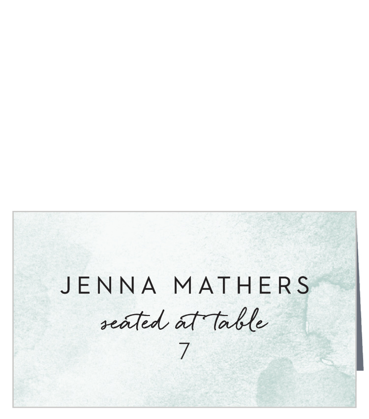 Watercolor Wash Place Cards