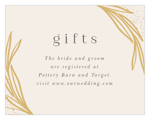 Simple Wreath Registry Cards