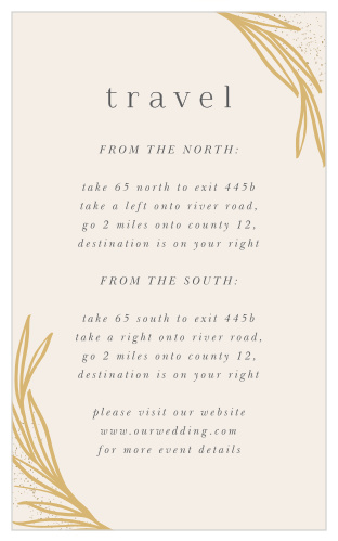 Simple Wreath Direction Cards