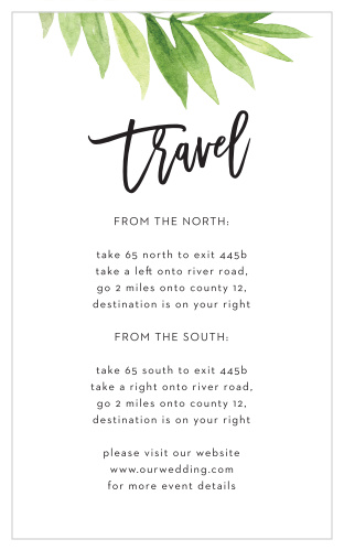 Fun Foliage Direction Cards