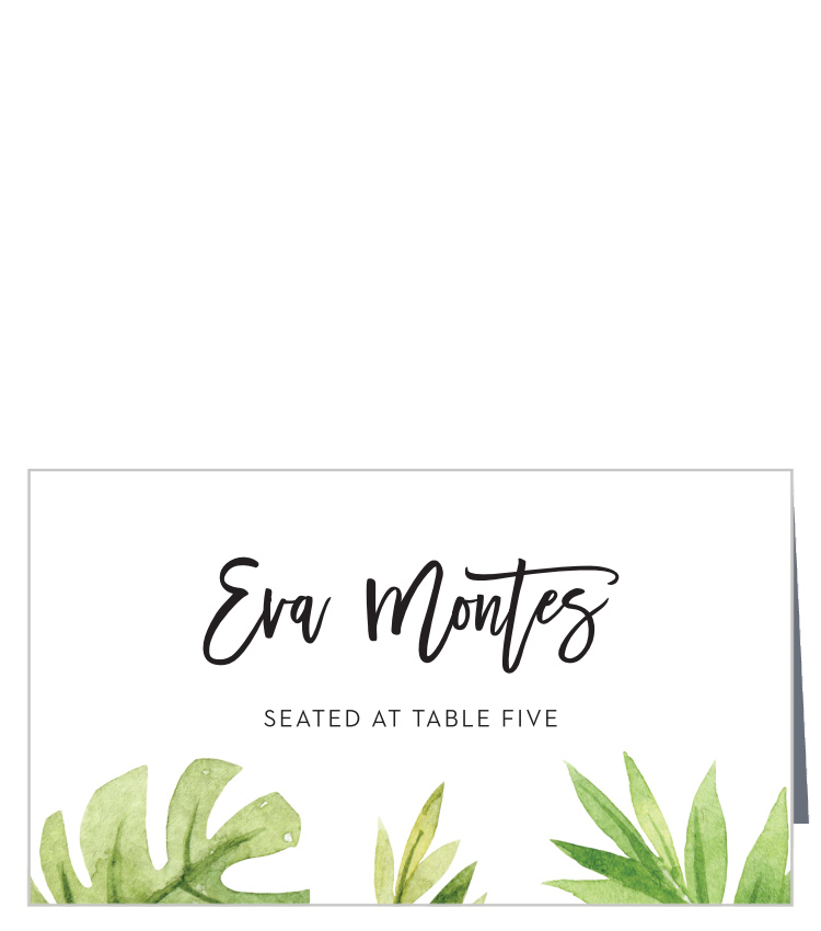 Fun Foliage Place Cards