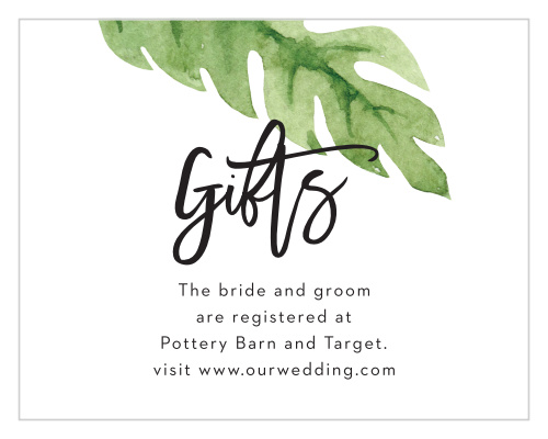 Fun Foliage Registry Cards