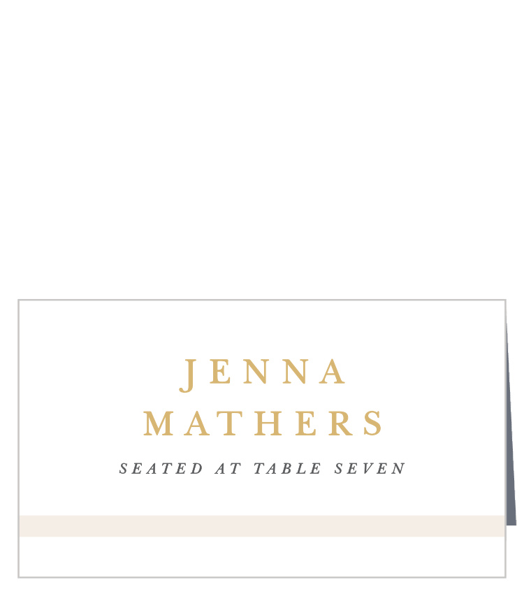 Simple Border Place Cards