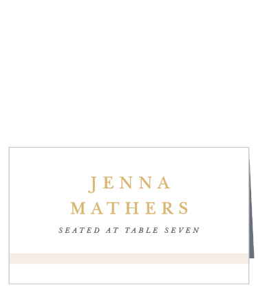 Simple Border Place Cards