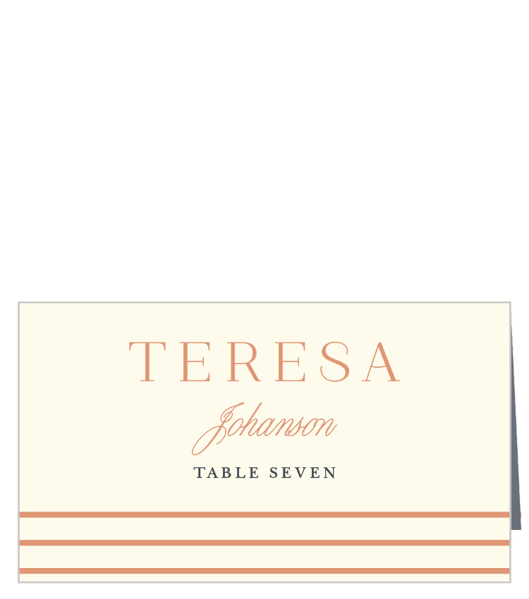 Modern Lines Place Cards