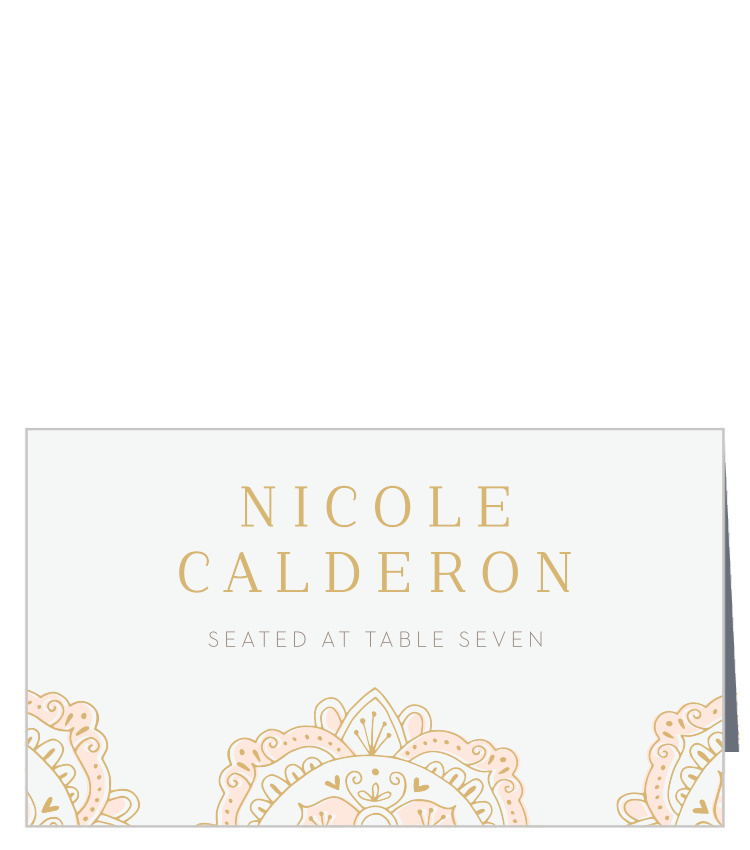 Modern Moroccan Place Cards