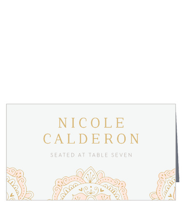 Modern Moroccan Place Cards