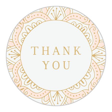 Modern Moroccan Wedding Stickers