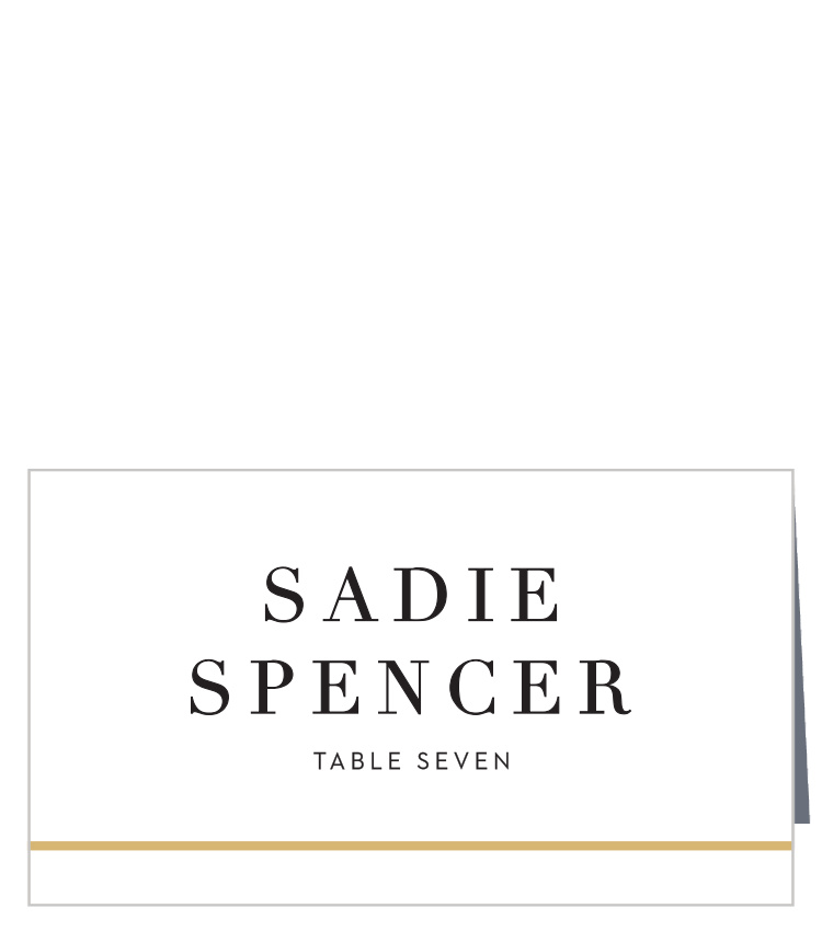 Opaque Photo Flair Place Cards