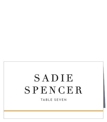 Opaque Photo Flair Place Cards