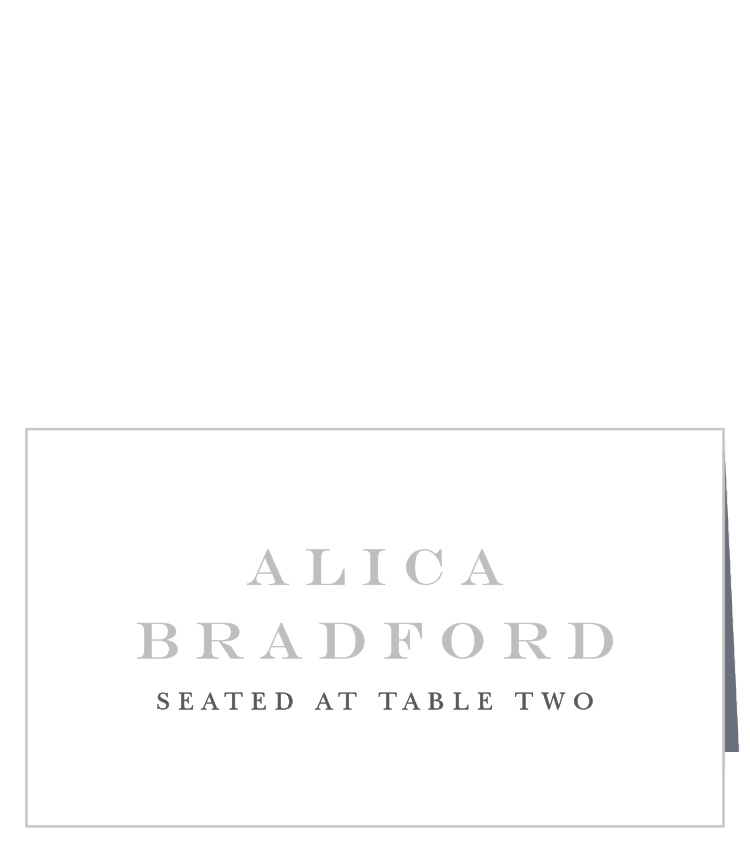 Minimalist Monogram Place Cards
