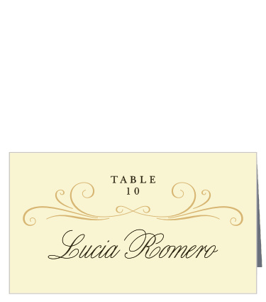 Make an enchanting impression with our Old World Vintage Place Cards.