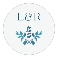 Use our botanical Watercolor Dip Wedding Stickers to seal all of your envelopes! 