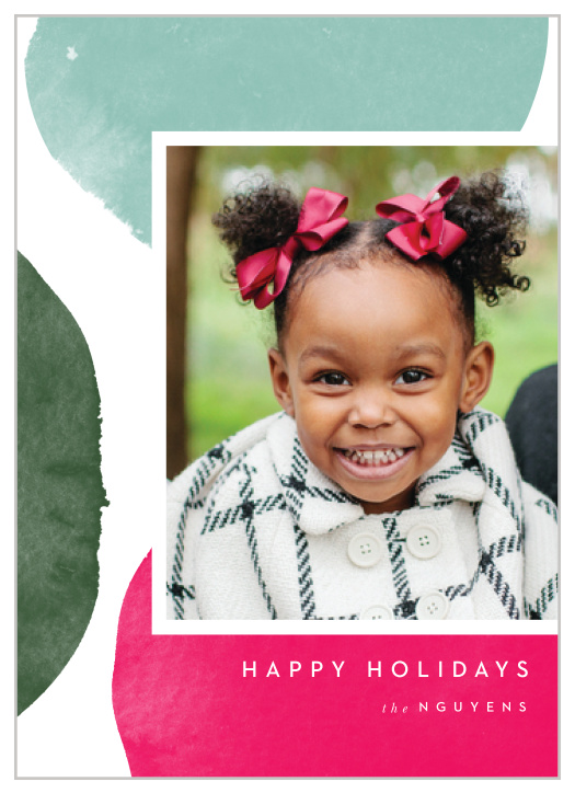 Start off the holidays right with our Playful Dots Holiday Cards.