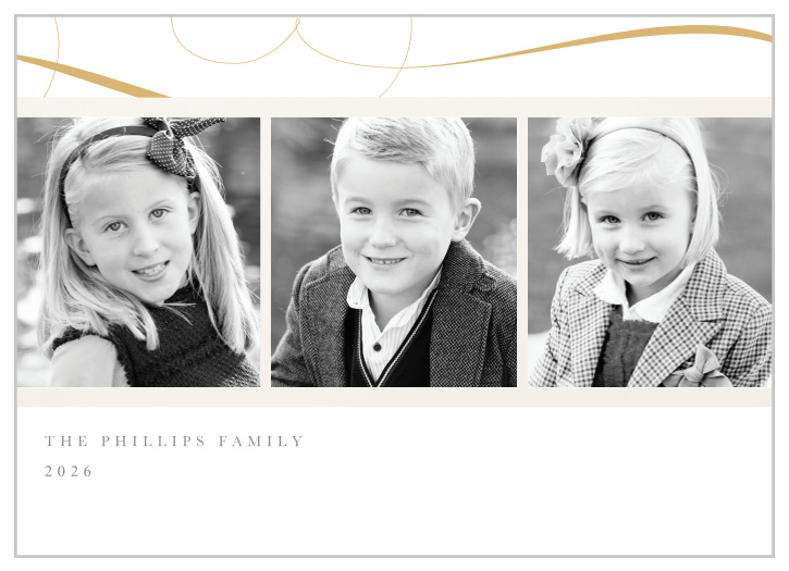 There's not a more perfect time to send your family a card of your smiling faces, than the holidays. Our elegant Elegant Joyful Holiday Cards is a design that is sure to not disappoint, and will impress your loves ones!