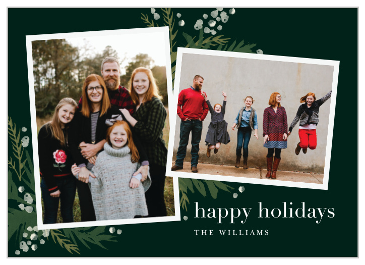 Use our Tilted Frames Holiday Cards to send warm holiday wishes to your loved ones!