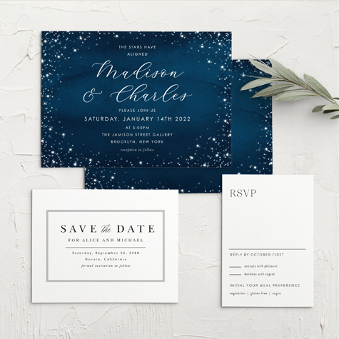 Stars Will Align Wedding Invitations