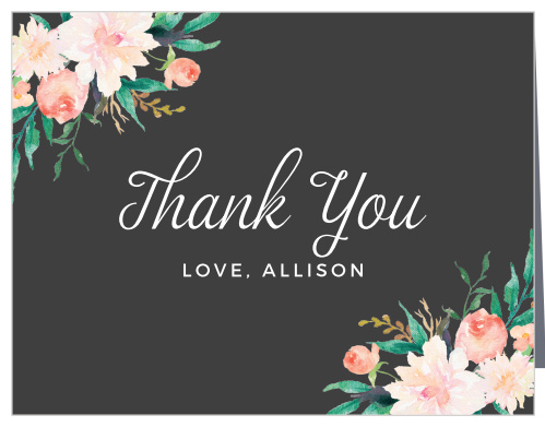 Lovely Blossoms Baby Shower Thank You Cards