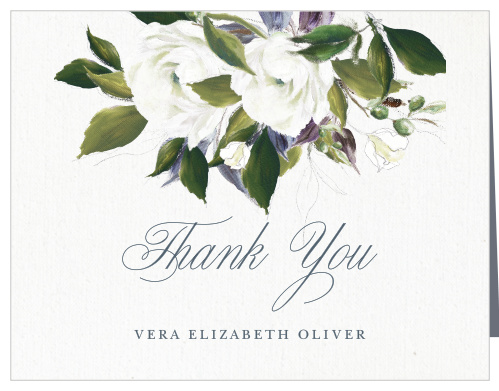 Blooming Elegance Baby Shower Thank You Cards