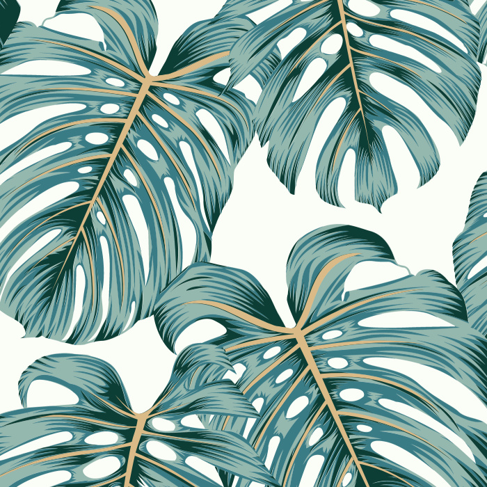Create the living space of your dreams with our Monstera Botanicals Peel And Stick Removable Wallpaper.