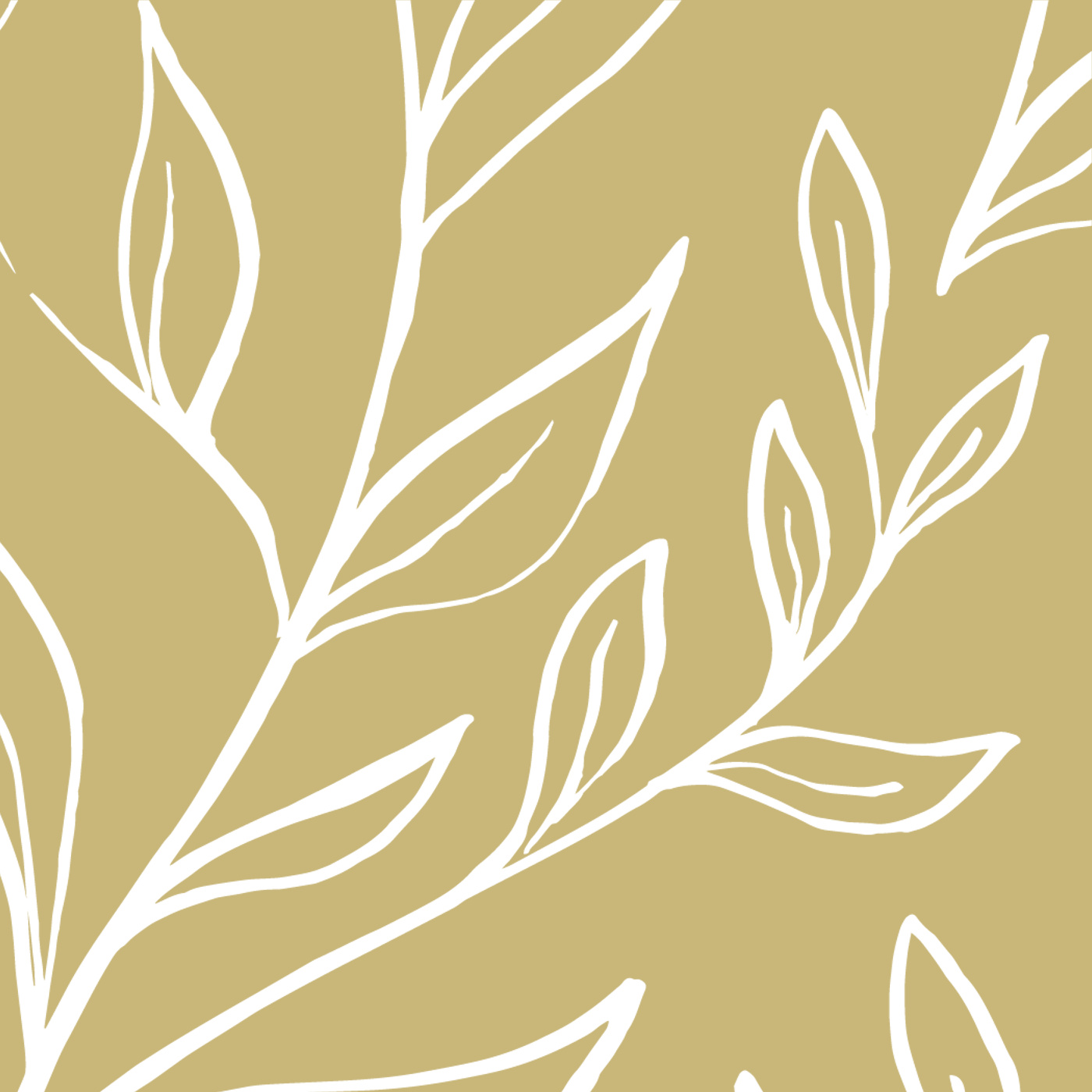 Inked Leaves Wallpaper