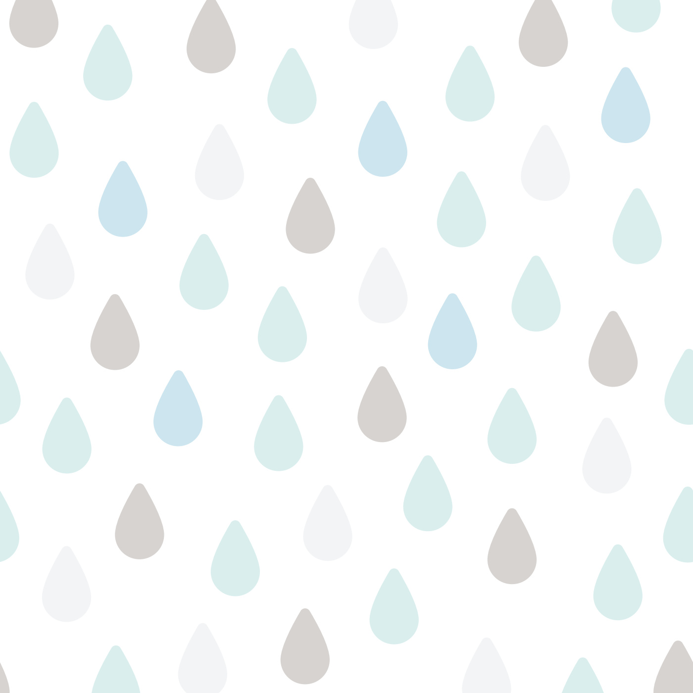 Misty Raindrops Wallpaper