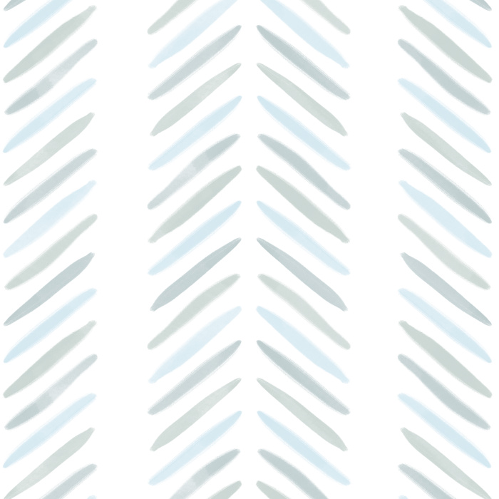 Match the interior of any room in your home with our Painterly Chevron Peel And Stick Removable Wallpaper!
