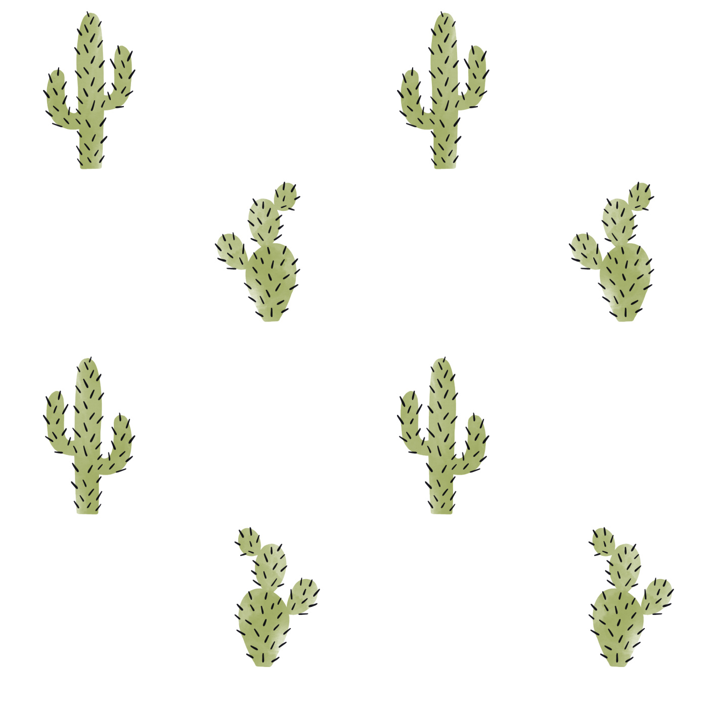 Cute Cactus Wallpaper