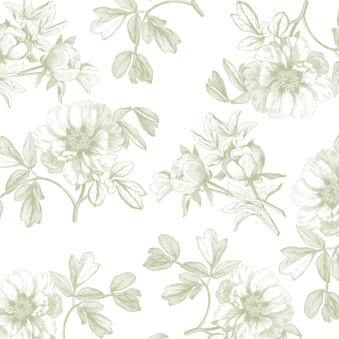 Create the living space you’ve always imagined with our Vintage Peonies Wallpaper. 