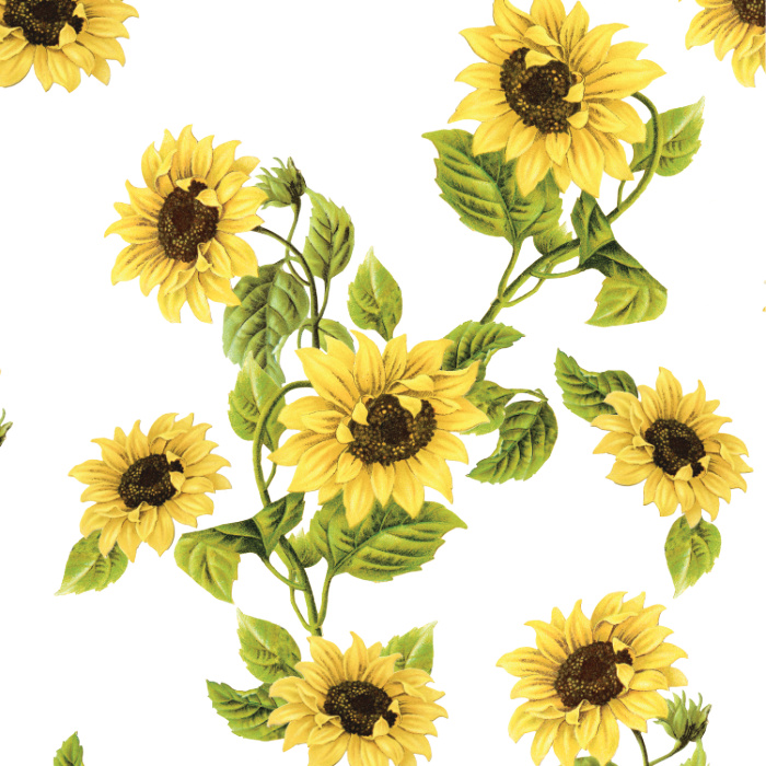 Bring the feel of nature to your walls with our Classic Sunflowers Peel And Stick Removable Wallpaper.