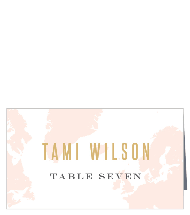 Adventure Begins Map Place Cards