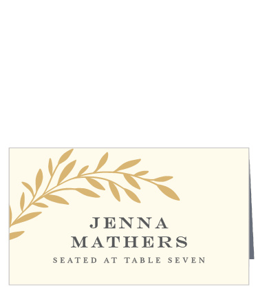 Tree Branch Silhouette Place Cards