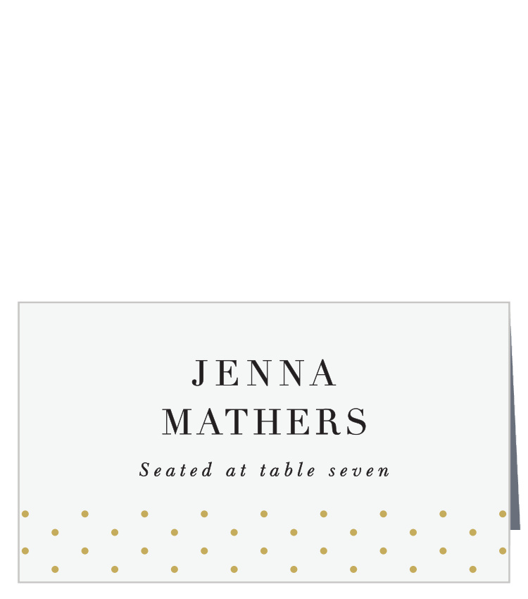 Polka Dot Passion Place Cards
