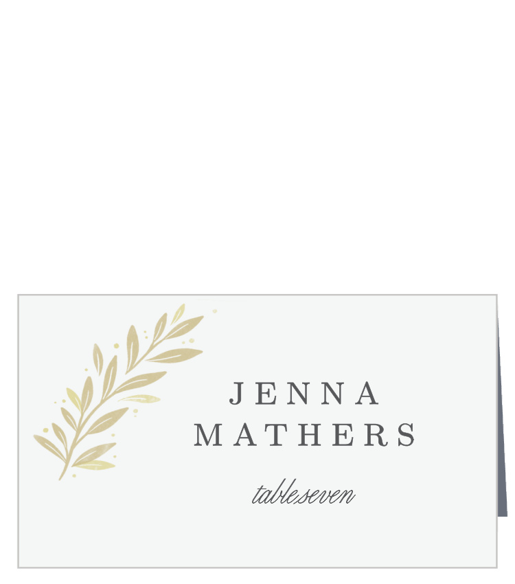Modern Half Circle Place Cards
