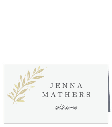 Modern Half Circle Place Cards