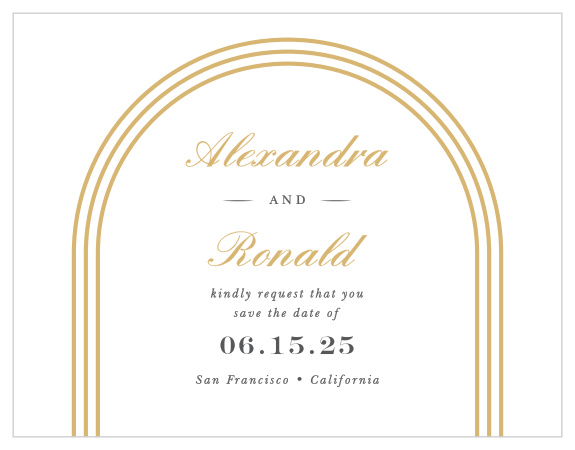 Our Simple Elegant Save the Date Magnets are sure to have family and friends rushing to their calendars to pencil in your wedding day.