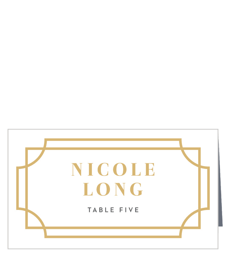 Art Deco Place Cards