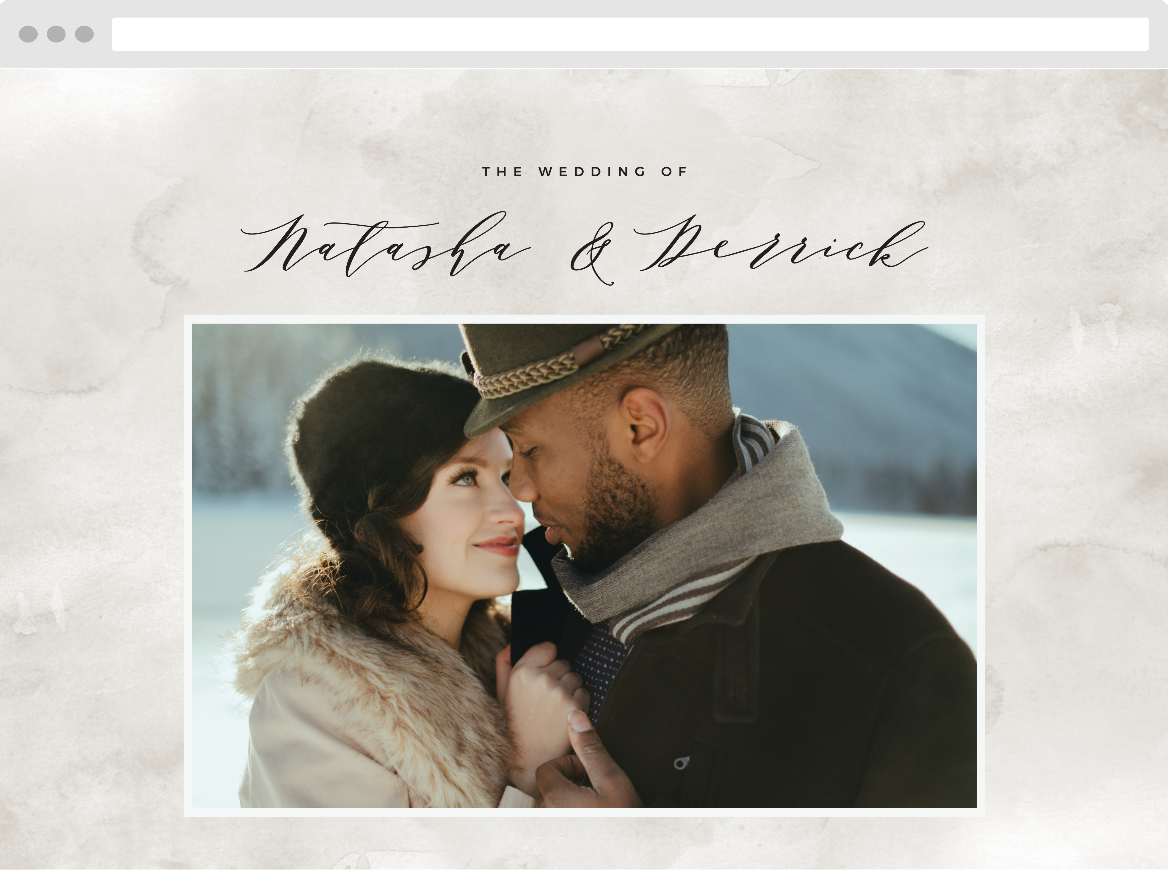 Passionate Forever Wedding Website