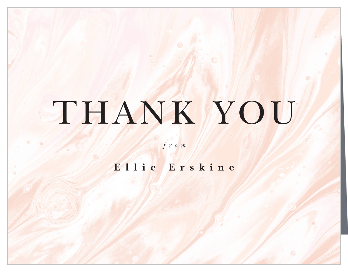 Marbled Magnifique Graduation Thank You Cards