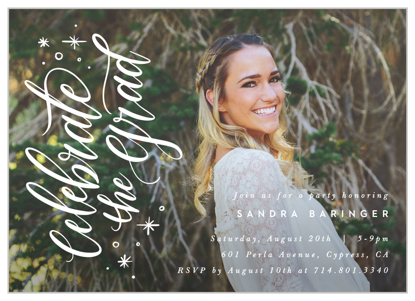 Graduated From Home Graduation Invitations