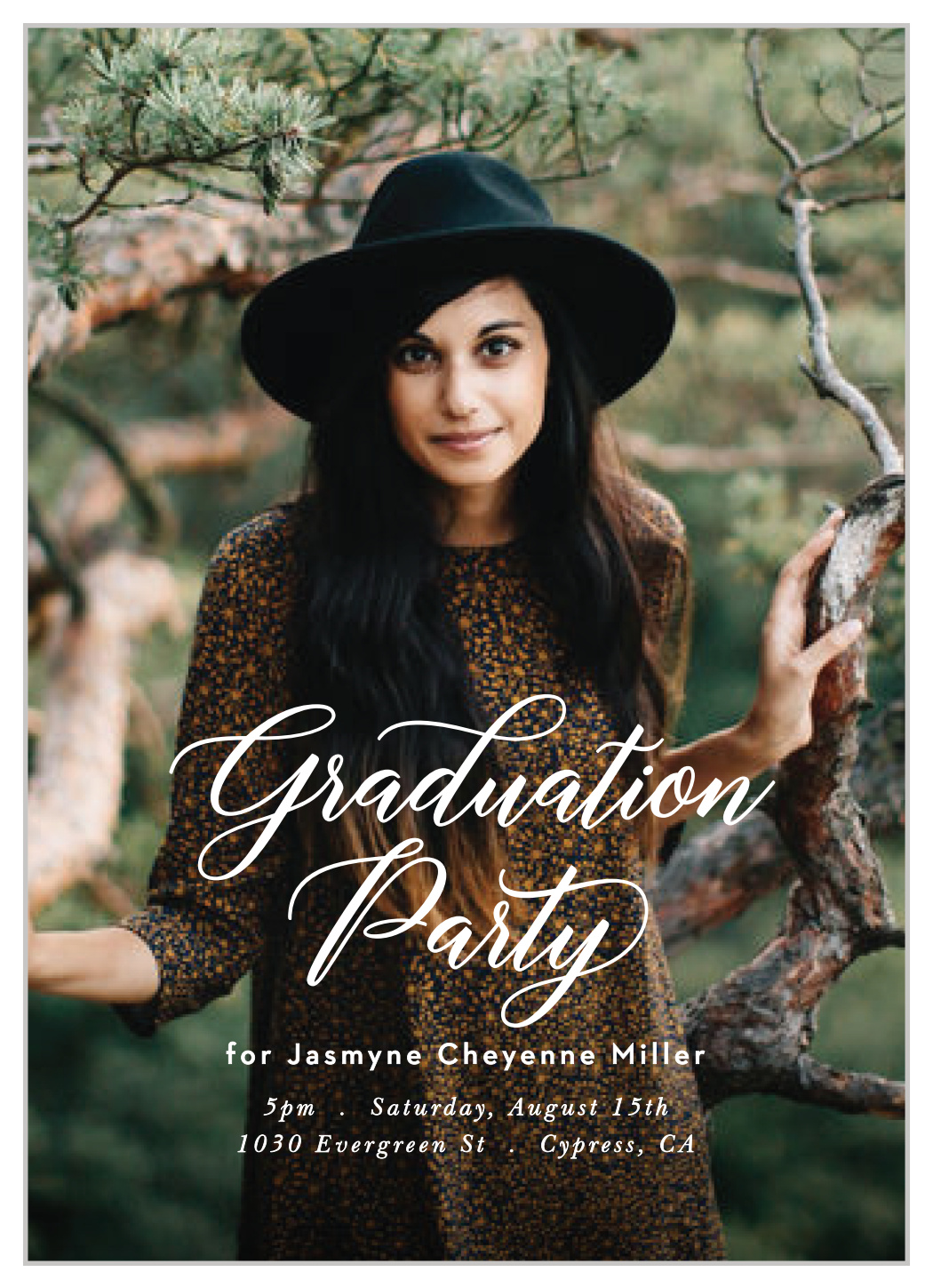 Shining Student Graduation Invitations