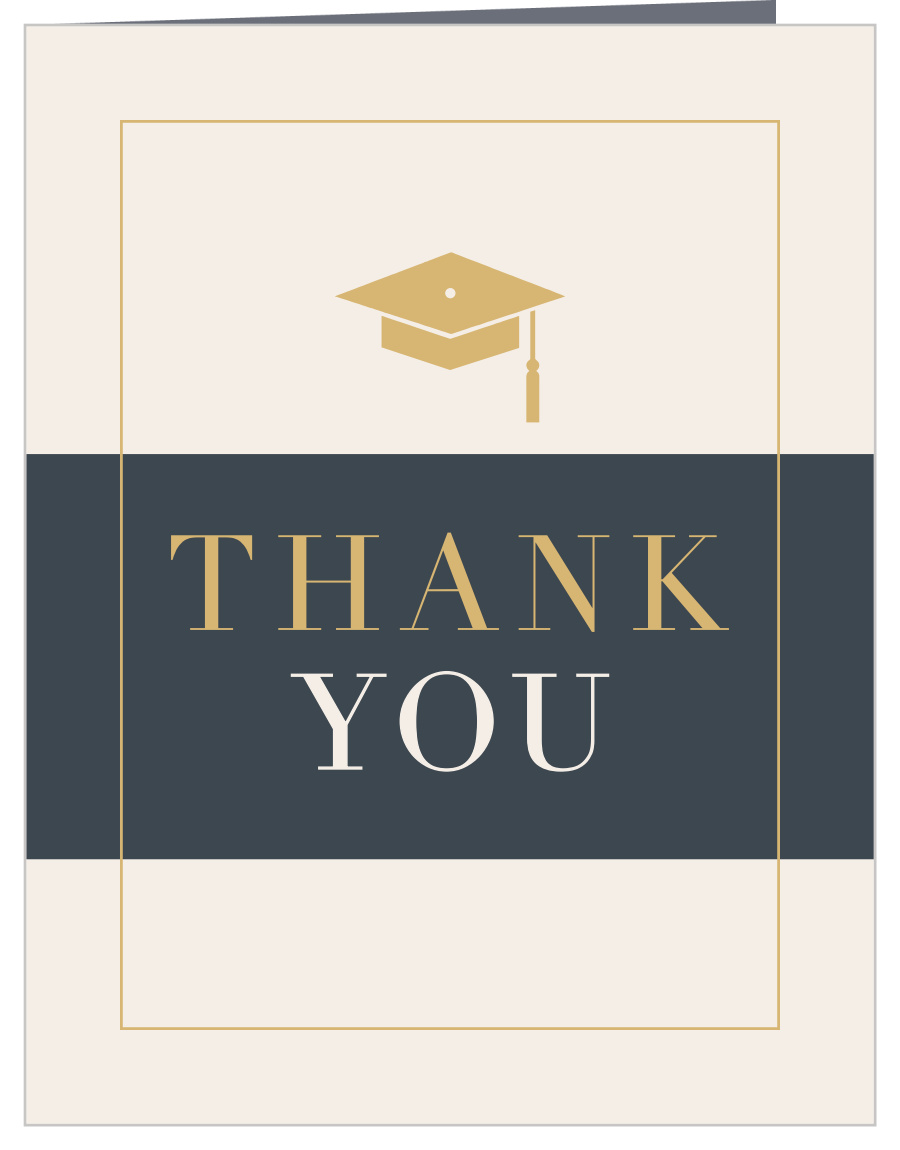 Homeschooled Grad Graduation Thank You Cards
