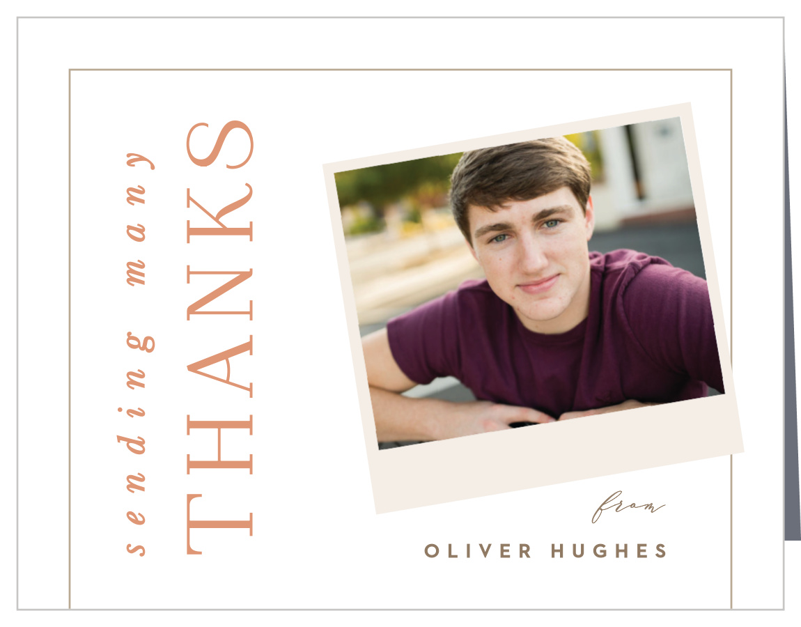 Circled Year Graduation Thank You Cards
